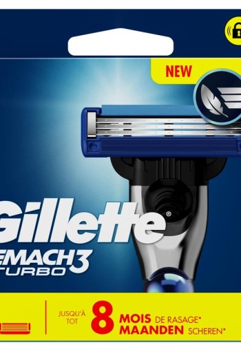 Gillette Mach 3 turbo blades (8 Stuks)