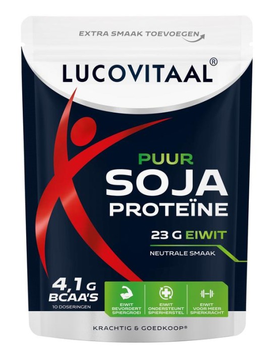 Lucovitaal Protein soja poeder puur (250 Gram)