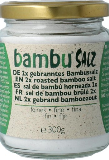 Bambu Salz Bambu zout fijn (300 Gram)