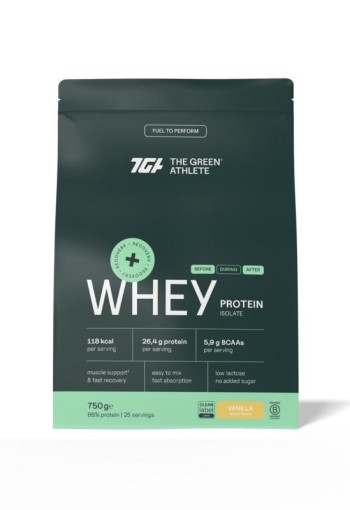 Green Athlete Whey protein isolate vanilla (750 Gram)