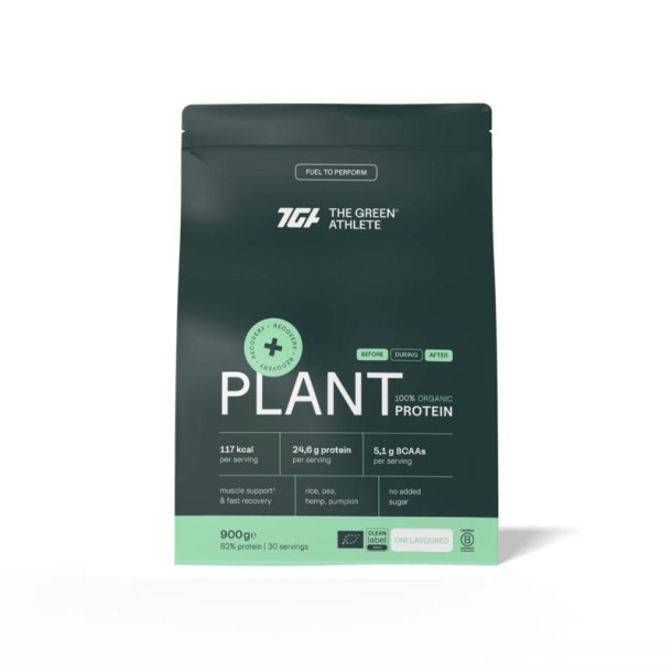 Green Athlete Plant protein natural bio (900 Gram)