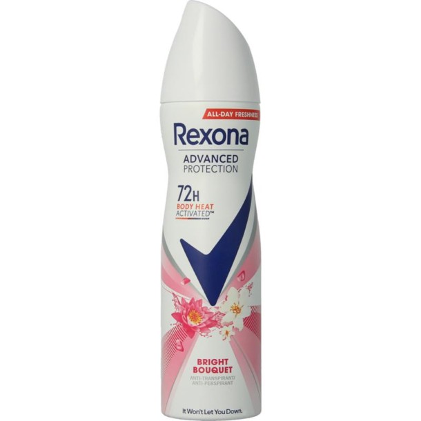 Rexona Deodorant spray 72h bright bouquet 150 Milliliter