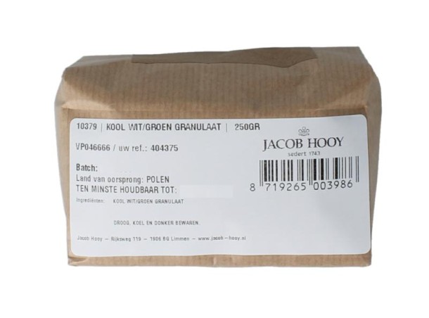 Jacob Hooy Kool wit/groen granulaat (250 Gram)