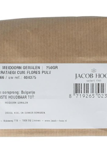 Jacob Hooy Meidoorn gemalen (250 Gram)