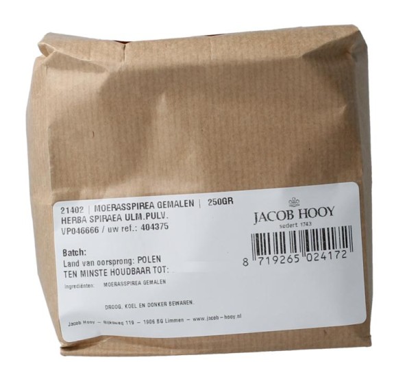 Jacob Hooy Moerasspirea gemalen (250 Gram)