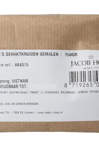 Jacob Hooy Oma's gehaktkruiden gemalen (250 Gram)