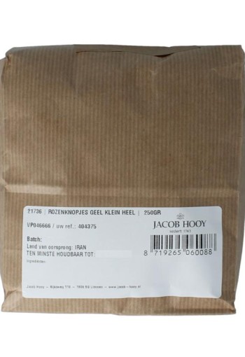 Jacob Hooy Rozenknopjes geel klein heel (250 Gram)