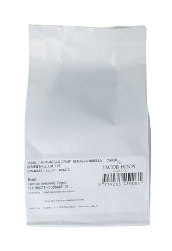 Jacob Hooy Komijnzaad zwart gemalen (250 Gram)