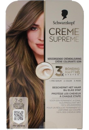 Schwarzkopf Creme supreme 7-0 D blond (1 Stuks)