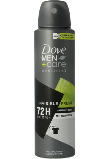 Dove Deodorant spray men+ care invisible fresh 150 Milliliter