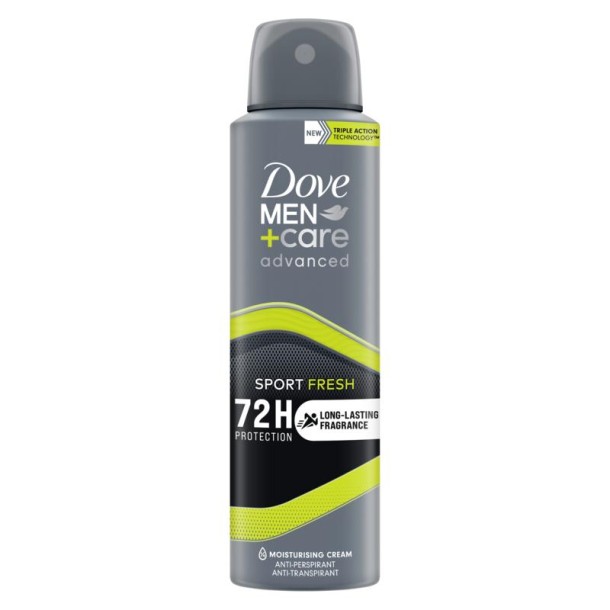 Dove Deodorant spray men+ care sport fresh 150 Milliliter