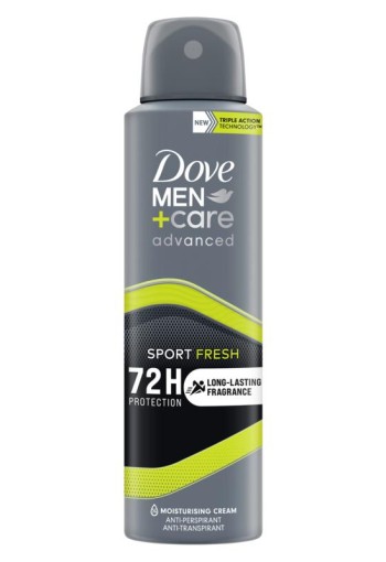 Dove Deodorant spray men+ care sport fresh 150 Milliliter
