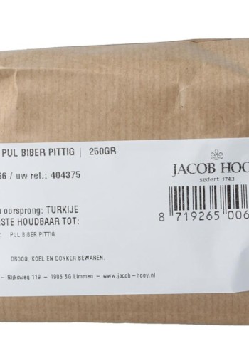 Jacob Hooy Pul biber pittig (250 Gram)