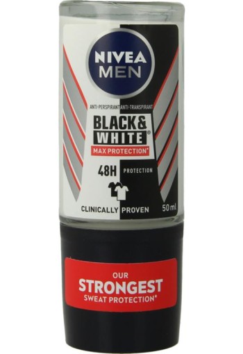 Nivea Men deodorant roller black & white max protection 50 Milliliter