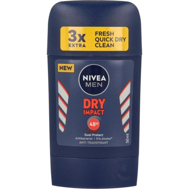 Nivea Men deodorant dry stick impact 50 Milliliter