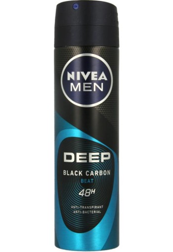 Nivea Men deodorant spray deep beat 150 Milliliter
