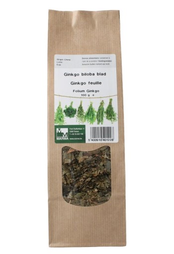 Marma Ginkgo biloba blad (100 Gram)