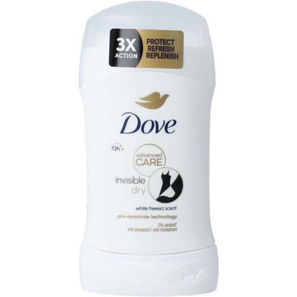 Dove Deodorant stick invisible dry 40 Milliliter