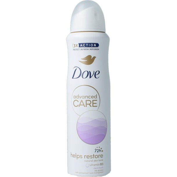 Dove Deodorant spray advanced care clean touch 150 Milliliter
