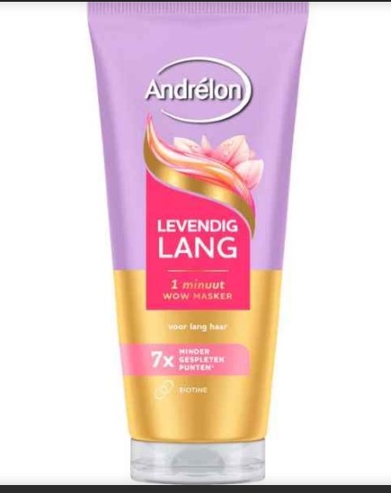 Andrélon Levendig Lang 1 min Masker 180 ML