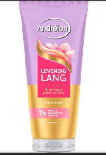 Andrélon Levendig Lang 1 min Masker 180 ML