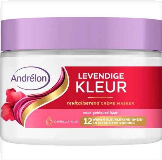 Andrélon Levendige Kleur Crème Masker Jar 300 ML