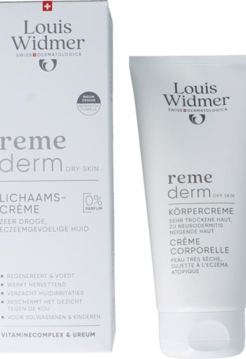 Louis Widmer Remederm Lichaamscreme Pot (ongeparfumeerd) 200 ml
