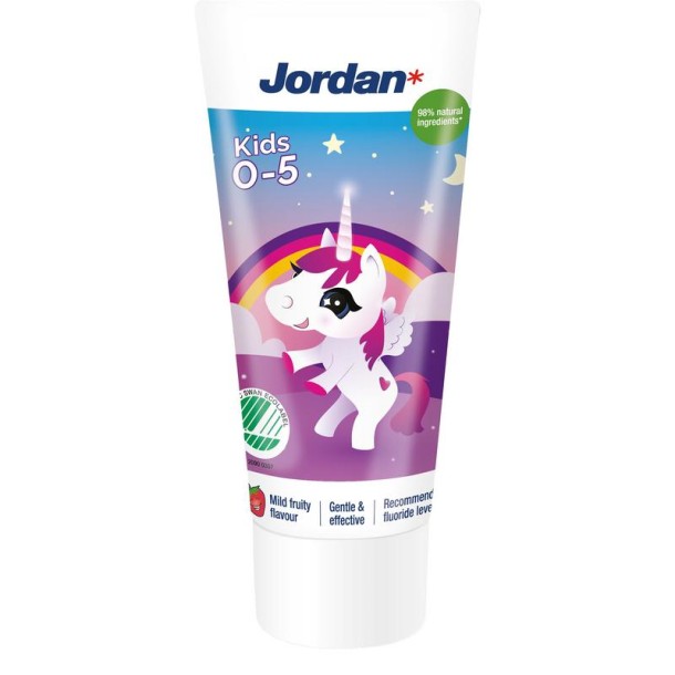 Jordan Tandpasta kids 0 - 5 jaar 50 Milliliter