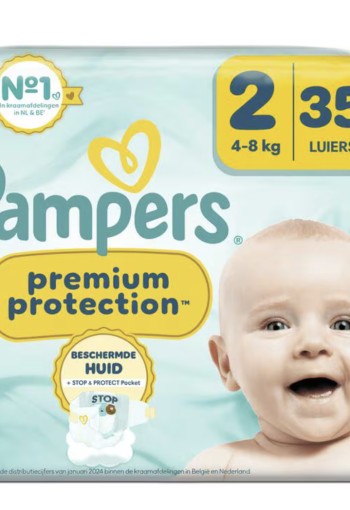 Pampers Premium Protection Luiers Maat 2 4-8 KG 35 Stuks