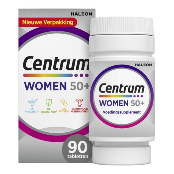 Centrum Women 50+ Multivitaminen Tabletten 90st