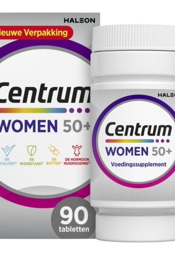 Centrum Women 50+ Multivitaminen Tabletten 90st