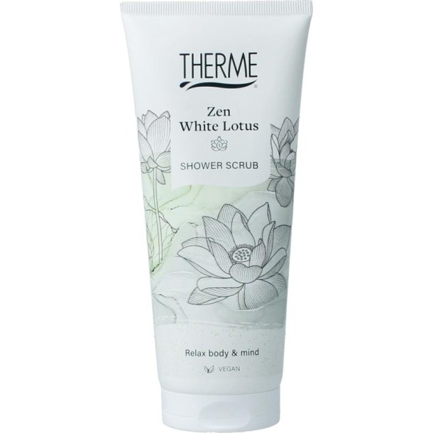 Therme Zen white lotus shower scrub (200 Milliliter)