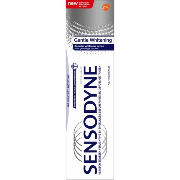 Sensodyne Gentle whitening tandpasta 75 ml 3 stuks voor € 10,00