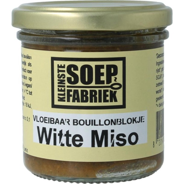 Kleinstesoepfabr Vloeibaar bouillonblokje witte miso (150 Milliliter)