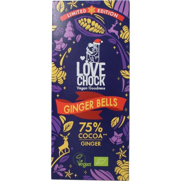 Lovechock Ginger bells 75% bio (70 Gram)