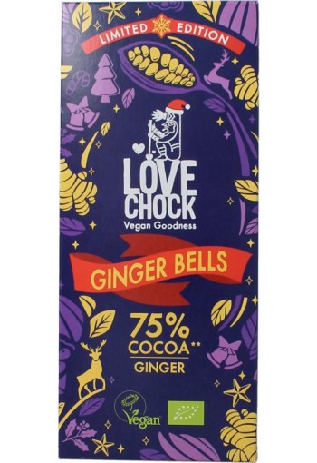 Lovechock Ginger bells 75% bio (70 Gram)