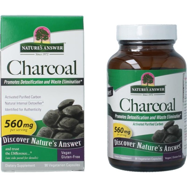Natures Answer Charcoal activated (90 Capsules)