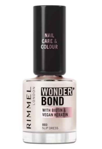 Rimmel London Wonder'Bond Care+Color Nagellak - Roze - 003 Slip Dress