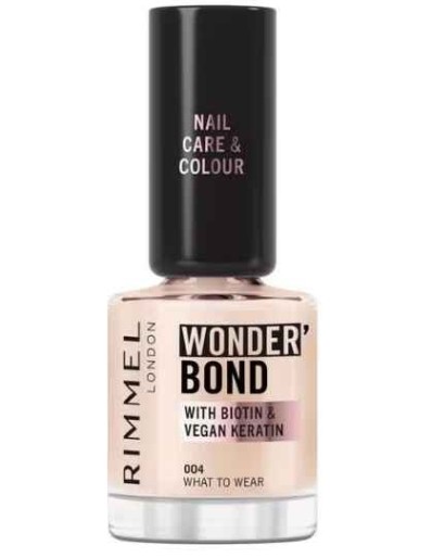 Rimmel London Wonder'Bond Care+Color Nagellak - Taupe - 004 What to Wear