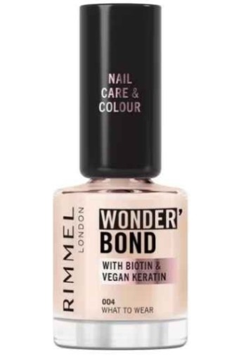 Rimmel London Wonder'Bond Care+Color Nagellak - Taupe - 004 What to Wear