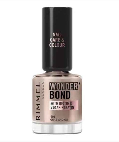 Rimmel London Wonder'Bond Care+Color Nagellak - Taupe - 005 Grab and Go