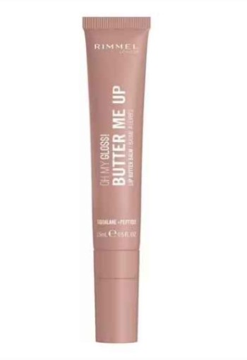 Rimmel Oh My Gloss Butter Me Up Lip Butter - Bruin - 001 Latte Delight
