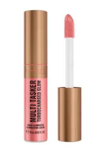 Rimmel London Multi Tasker Turbocharged Glow Liquid Illuminator Blush - Roze - 002 Rosy Rebel