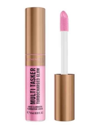 Rimmel London Multitasker Turbocharged Glow Liquid Illuminator Blush - Roze - 001 Not a Basic B