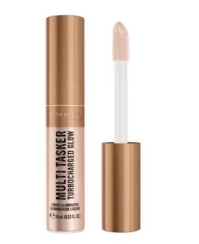 Rimmel London Multi Tasker Turbocharged Glow Liquid Illuminator Highlighter - Creme - 004 Chelsea Glow