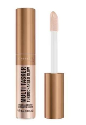 Rimmel London Multi Tasker Turbocharged Glow Liquid Illuminator Highlighter - Creme - 004 Chelsea Glow