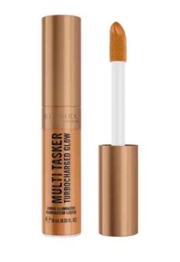 Rimmel London Multi Tasker Turbocharged Glow Liquid Illuminator Bronzer - Brons - 008 It's giving bronze