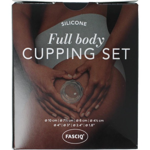 Fasciq Full body cupping set in box (4 Stuks)