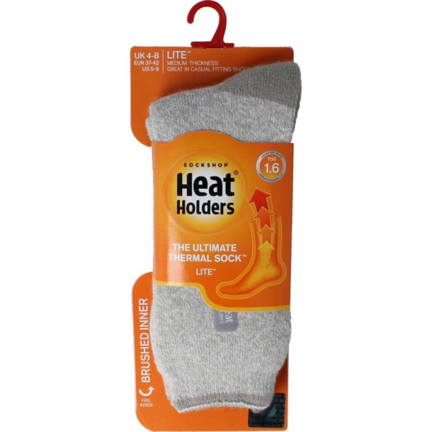 Heat Holders Lite socks 37-42 light grey (1 Paar)