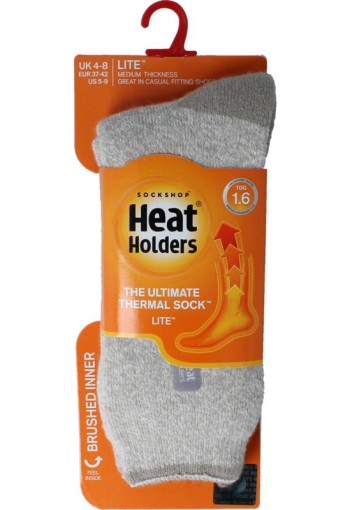 Heat Holders Lite socks 37-42 light grey (1 Paar)